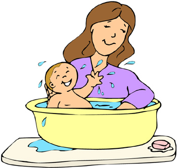 baba fürdetése