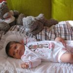 A mi kis unokánk aki Tatabányán született 2011, 11-hó, 19-én.
